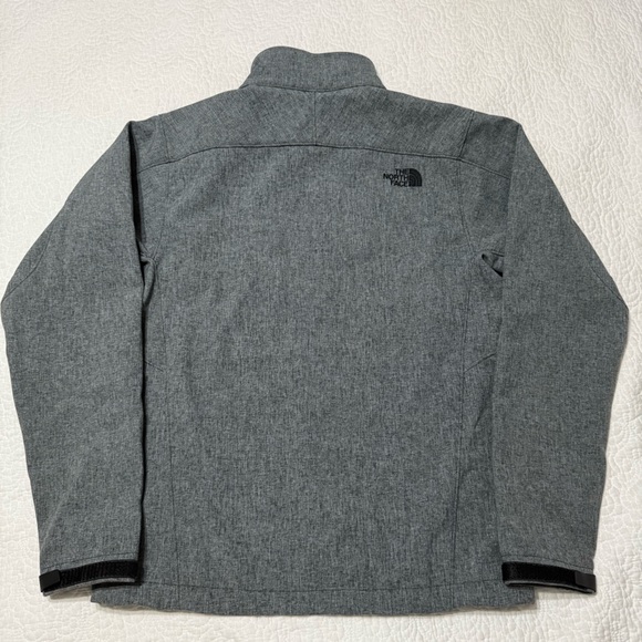 🔥 The North Face Men’s Gray Softshell Jacket Fleece Lined Small Y2K - Picture 4 of 4